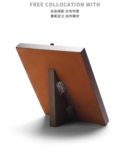 Folding Necklace Display Stand Solid Wood Microfiber Vertical Pendant Storage Rack Store Jewelry Display Props