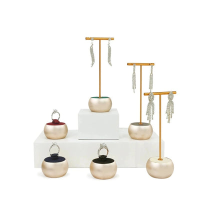Rings, earrings, display shelves, jewelry display racks, earrings, earrings, ornaments, storage racks, jewelry shooting props