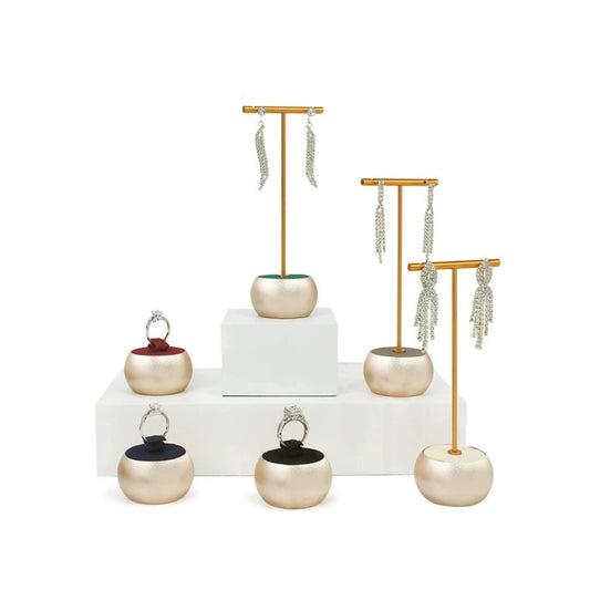 Rings, earrings, display shelves, jewelry display racks, earrings, earrings, ornaments, storage racks, jewelry shooting props