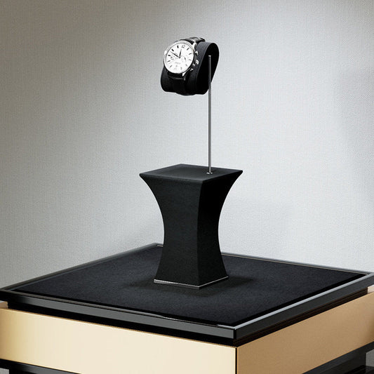 High-end watch stand, microfiber watch storage rack, creative watch ornament bracelet display rack