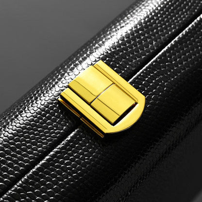 Luxury jewelry box, high-end leather rings, necklaces, earrings, jewelry storage box, display display packaging