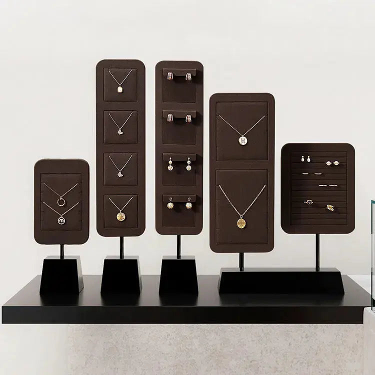 Jewelry display props, microfiber rings, earrings, necklace display, jewelry, jewelry display stands Jim Display