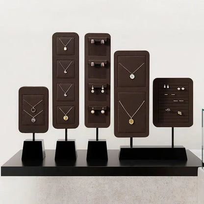 Jewelry display props, microfiber rings, earrings, necklace display, jewelry, jewelry display stands Jim Display