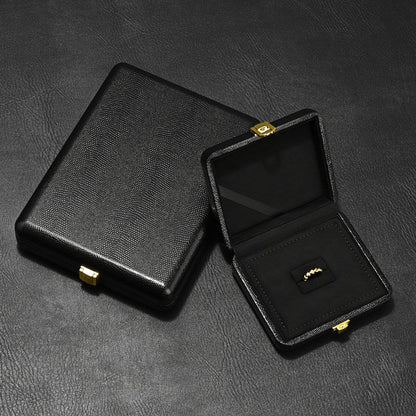 Luxury jewelry box, high-end leather rings, necklaces, earrings, jewelry storage box, display display packaging
