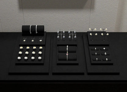 Light luxury jewelry display rack, high-end rings, necklaces, watches, accessories, counter display props