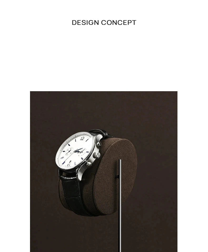 High-end watch display stand, microfiber watch display stand, counter display watch display props