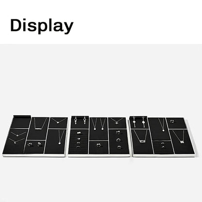 Jewelry Ring Display Rack Stud Necklace Storage Bracelet Display Counter Jewelry Display Tray