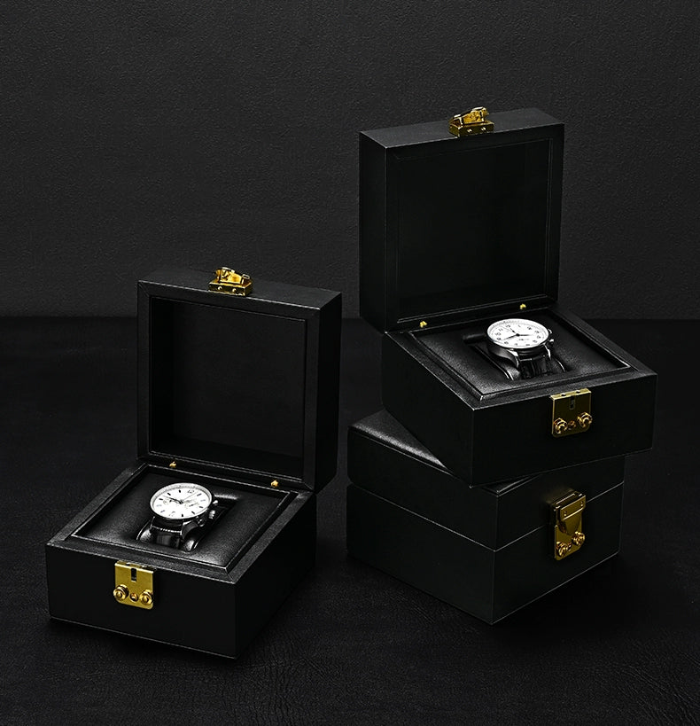 FANXI luxury watch box light luxury PU leather travel watch packaging box watch gift box portable storage box