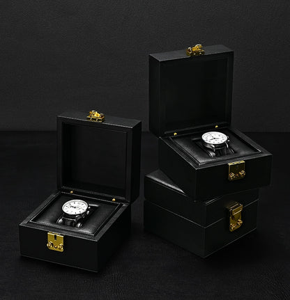 FANXI luxury watch box light luxury PU leather travel watch packaging box watch gift box portable storage box