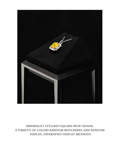 Light luxury jewelry display stand, brushed metal watch, necklace, rings, earrings, jewelry display props