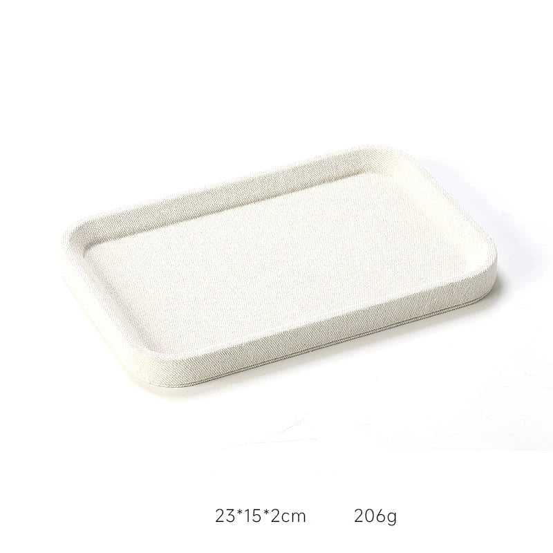 High-end jewelry plates, jewelry storage plates, rings, necklaces, jewelry display plates, display props plates, microfiber jewelry trays