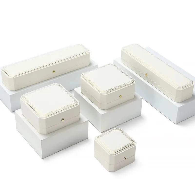 PU Leather Octagonal Jewelry Box