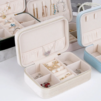 Jewelry, Premium Velvet Storage Bag, Portable Square Jewelry Storage Box, Ring, Necklace, Earring Case