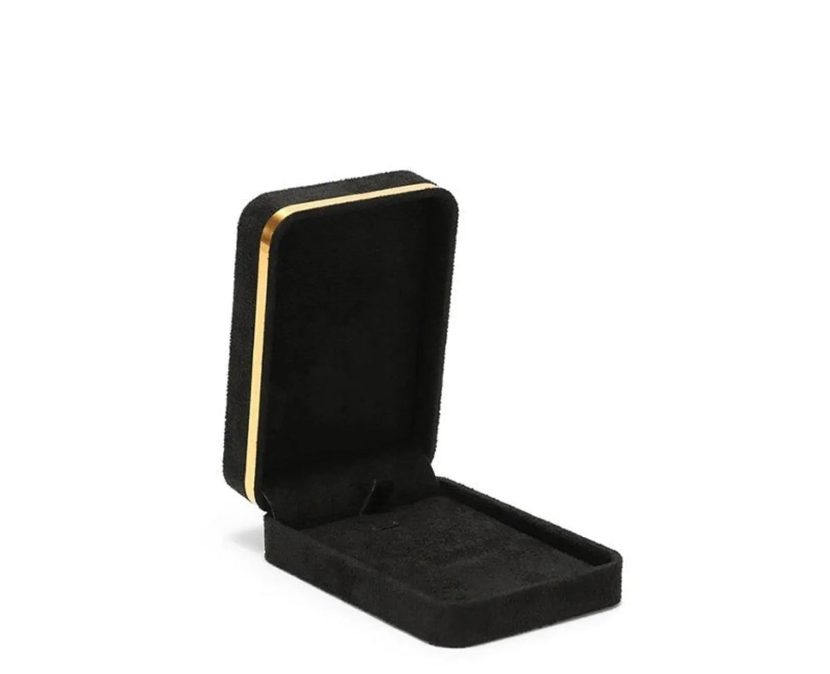 Pendant box black 7x10x3.5cm