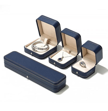High-end Engagement Ring Box, Necklace, Bracelet, Jewelry Storage Box, Gift Jewelry Box, Three Gold Storage Box