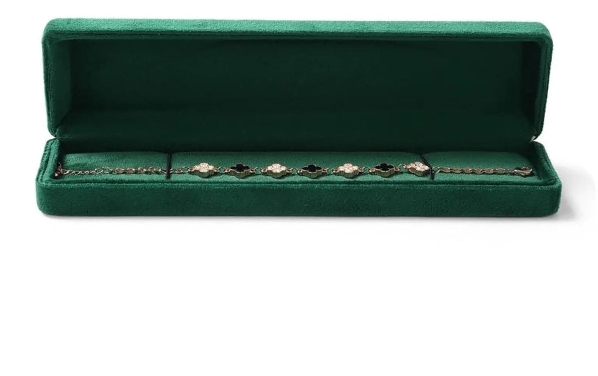 ED05401 bracelet case dark green 20.5x5.2x3cm