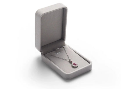 H010 Grey pendant box 7x10x3.5cm