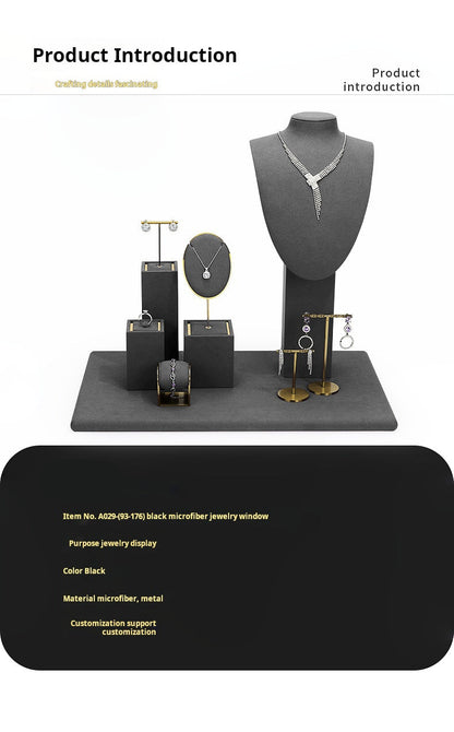 Jewellery display, rings, earrings, necklaces, portrait stands, window jewellery displays, props, jewelry display