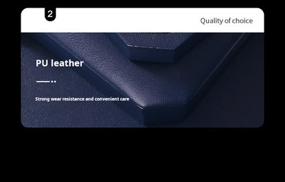 High-grade PU leather jewelry box microfiber with lock ring necklace jewelry display storage box