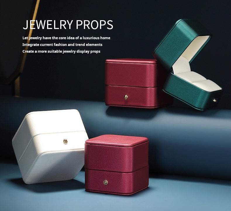 Luxury jewelry box, wedding gift, ring box, bracelet, necklace, bracelet storage box, jewelry packaging, gift box