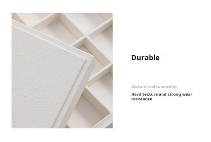 High-end jewelry box, ring, jewelry storage plate, pearl necklace, jewelry, stacked display shelf, tray
