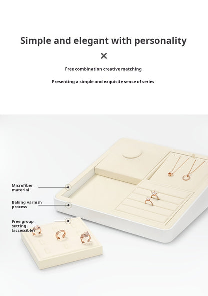 High Jewelry Display Props Necklace Ring Earrings Jewelry Tray Counter Jewelry Display Stand