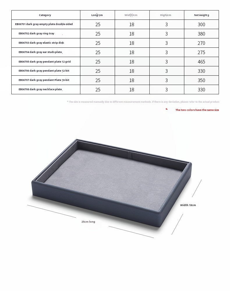 Jewelry Display Trays, PU Leather Ring, Bracelet, Necklace, Earrings, Storage Tray, Jewelry Display Tray