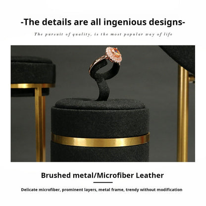 Black Premium jewellery window display props