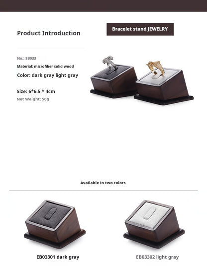 Solid Wood Jewelry Display Props, Ring Base, Jewelry Display Stand, Window Counter, Ring Display Stand
