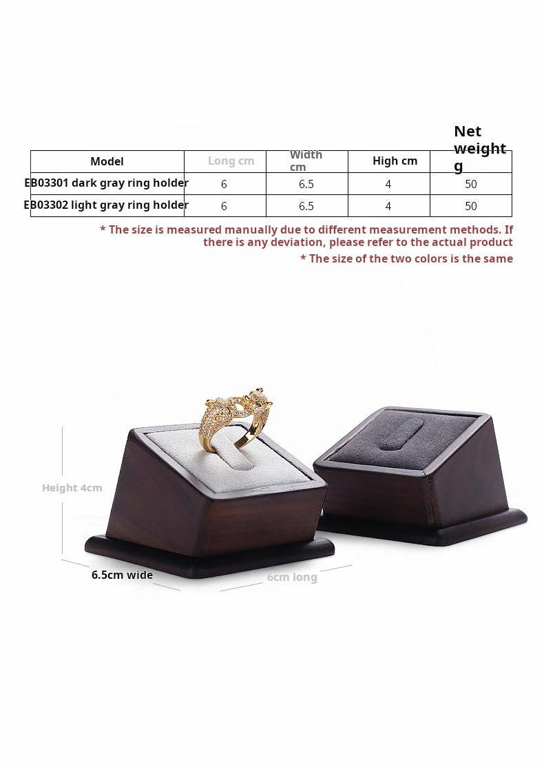 Solid Wood Jewelry Display Props, Ring Base, Jewelry Display Stand, Window Counter, Ring Display Stand