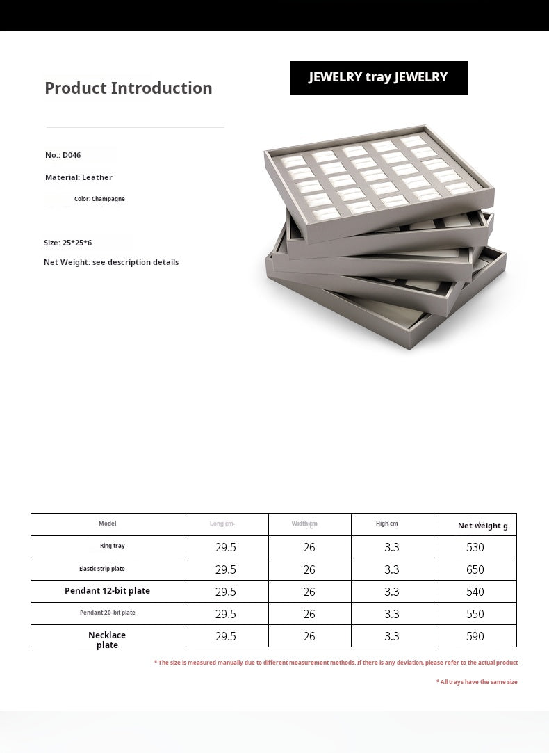 Light Luxury Rings, Necklaces, Display Plates, Jewelry Props, Jewelry Storage Trays, Bracelets, Jewelry Display Plates, Ornaments