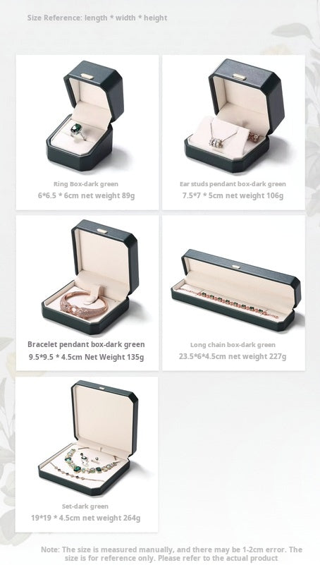 Jewelry box storage box pendant necklace packaging box bracelet box proposal ring box jewelry packaging