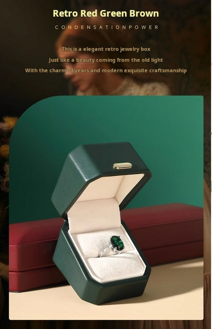 Jewelry box storage box pendant necklace packaging box bracelet box proposal ring box jewelry packaging