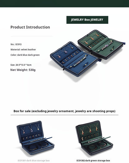 Leatherette traveling jewelry case, multi-jewelry case, jewelry display, jewelry exhibition traveling case