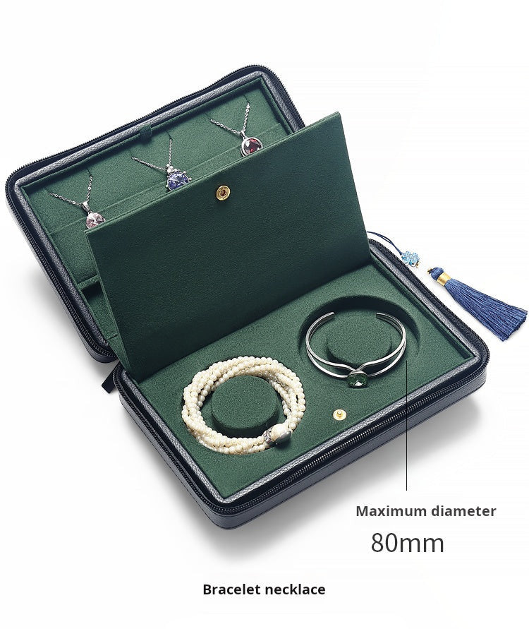 Leatherette traveling jewelry case, multi-jewelry case, jewelry display, jewelry exhibition traveling case