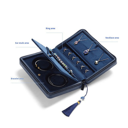 Leatherette traveling jewelry case, multi-jewelry case, jewelry display, jewelry exhibition traveling case