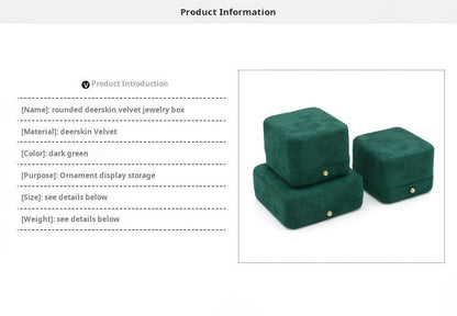 High-grade velvet creative ring box, necklace box, jewelry box, jewelry box, earrings, earring box, bracelet box