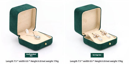 High-grade velvet creative ring box, necklace box, jewelry box, jewelry box, earrings, earring box, bracelet box