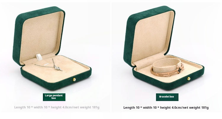 High-grade velvet creative ring box, necklace box, jewelry box, jewelry box, earrings, earring box, bracelet box