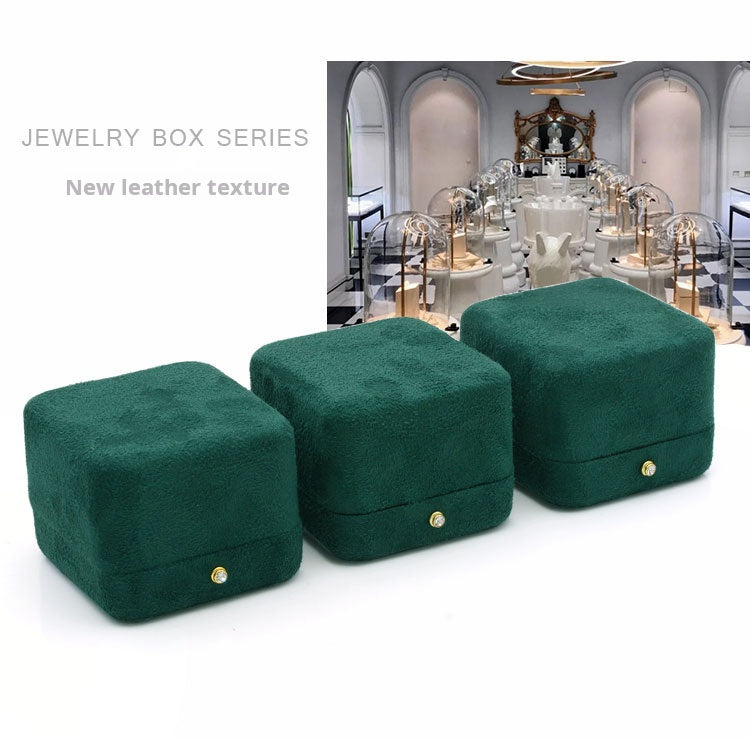 High-grade velvet creative ring box, necklace box, jewelry box, jewelry box, earrings, earring box, bracelet box