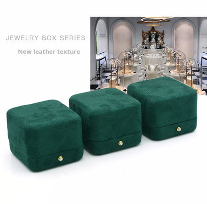 High-grade velvet creative ring box, necklace box, jewelry box, jewelry box, earrings, earring box, bracelet box
