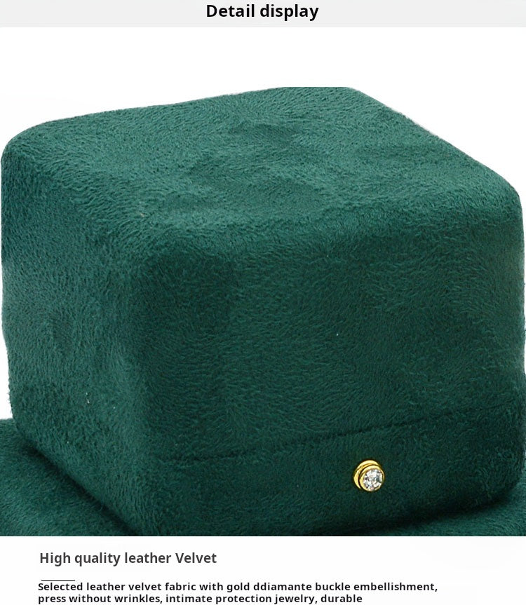 High-grade velvet creative ring box, necklace box, jewelry box, jewelry box, earrings, earring box, bracelet box