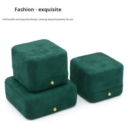 High-grade velvet creative ring box, necklace box, jewelry box, jewelry box, earrings, earring box, bracelet box