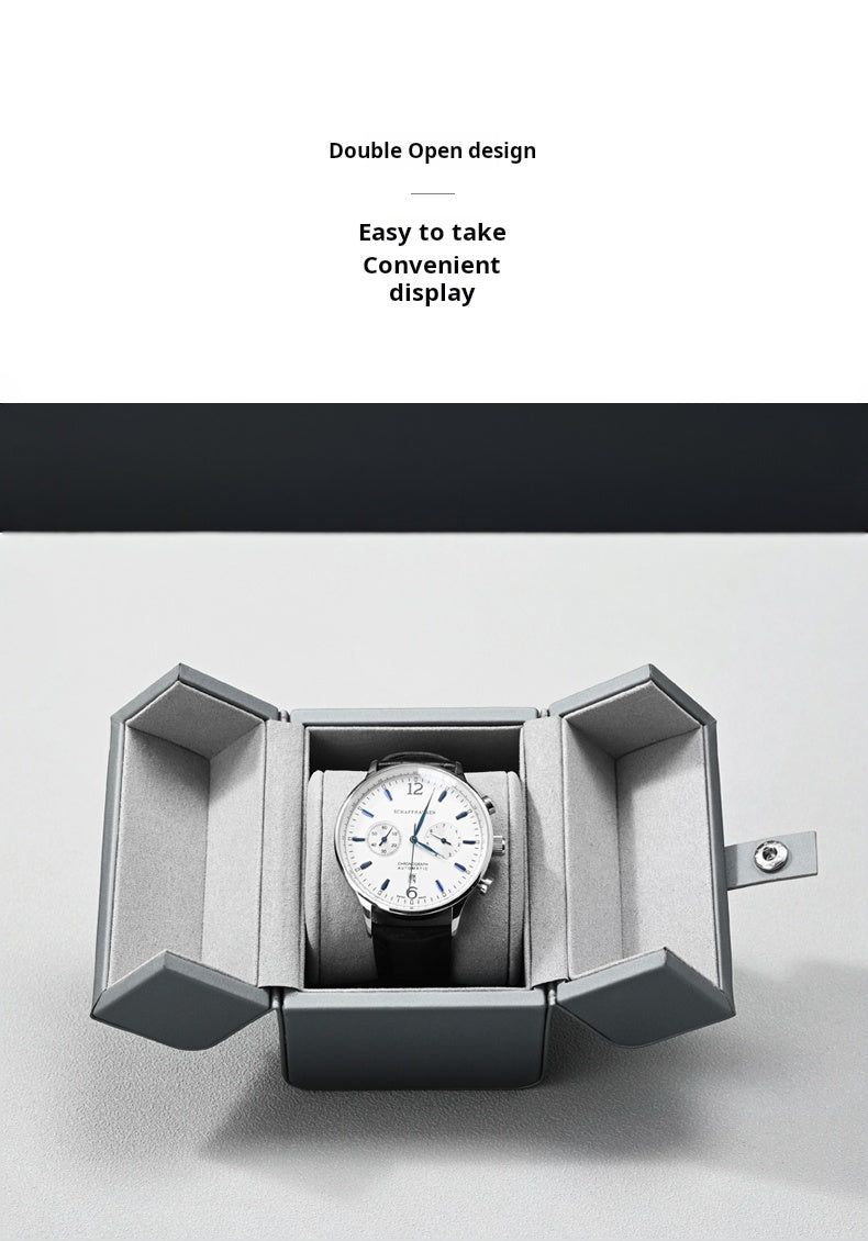 Watch box PU leather portable folio watch storage box watch box watch box travel case watch packaging box