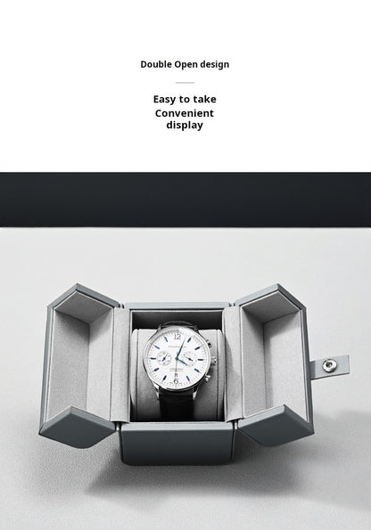 Watch box PU leather portable folio watch storage box watch box watch box travel case watch packaging box