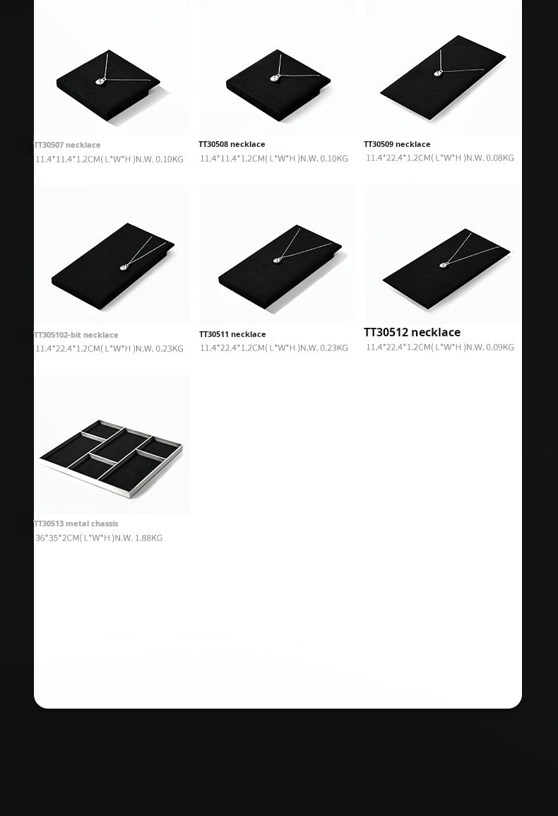 Jewelry Ring Display Rack Stud Necklace Storage Bracelet Display Counter Jewelry Display Tray