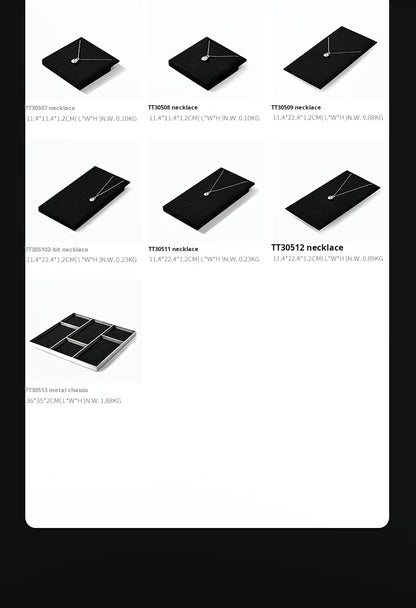 Jewelry Ring Display Rack Stud Necklace Storage Bracelet Display Counter Jewelry Display Tray