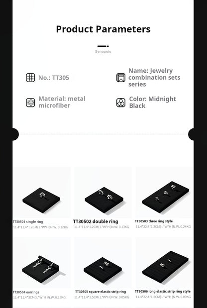 Jewelry Ring Display Rack Stud Necklace Storage Bracelet Display Counter Jewelry Display Tray