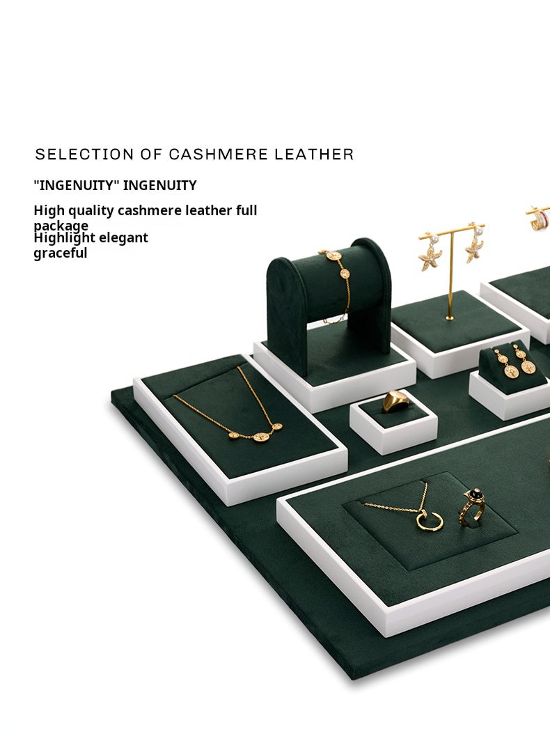 High-end jewelry display rack light luxury rings, bracelets, necklaces, earrings, counter jewelry display props