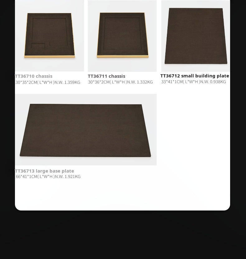 Light luxury jewelry display props, high-end metal microfiber necklace, ring counter, jewelry display rack